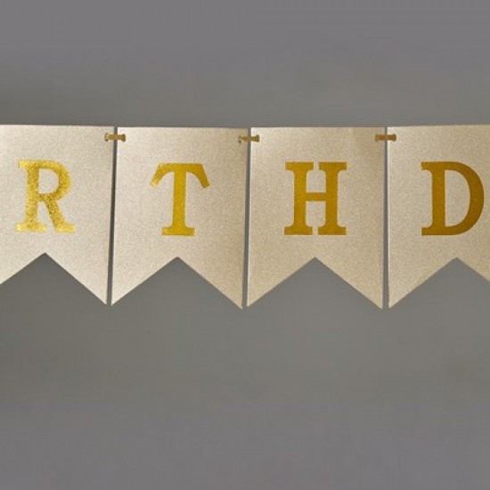 ΣΗΜΑΙΑΚΙΑ ΗΑΡΡΥ BIRTHDAY ΧΡΥΣΑ - 3m ΣΗΜΑΙΑΚΙΑ ΗΑΡΡΥ BIRTHDAY ΧΡΥΣΑ - 3m