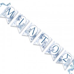 Σημαιάκια Mε ‘Oνομα – Blue Toile Ζώα Της Ζούγκλας