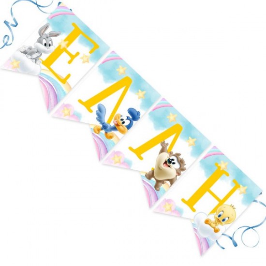Σημαιάκια Με Όνομα Baby Looney Tunes Σημαιάκια Με Όνομα Baby Looney Tunes