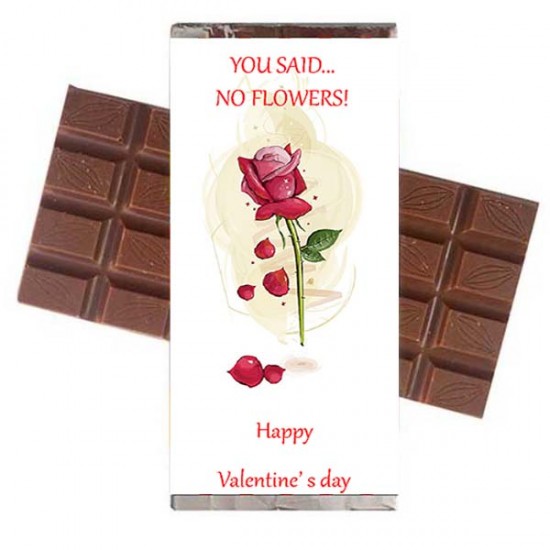 Σοκολάτα Αγάπης “You said no Flowers” Σοκολάτα Αγάπης “You said no Flowers”