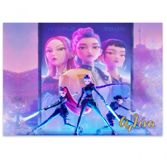 Σουπλά τραπεζιού K-Pop Demon Hunters Σουπλά τραπεζιού K-Pop Demon Hunters