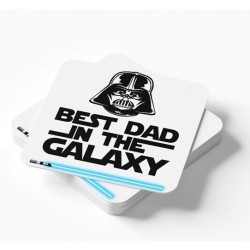 Ξύλινο Σουβέρ – Best Dad in the Galaxy