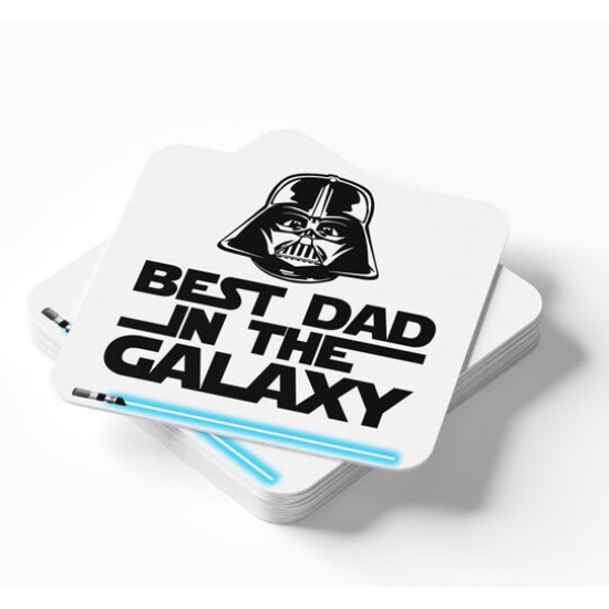 Ξύλινο Σουβέρ – Best Dad in the Galaxy Ξύλινο Σουβέρ – Best Dad in the Galaxy
