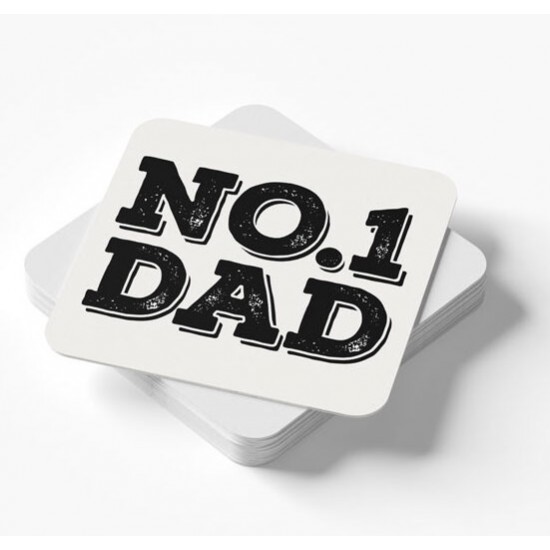 Ξύλινο Σουβέρ – No1 Dad Ξύλινο Σουβέρ – No1 Dad