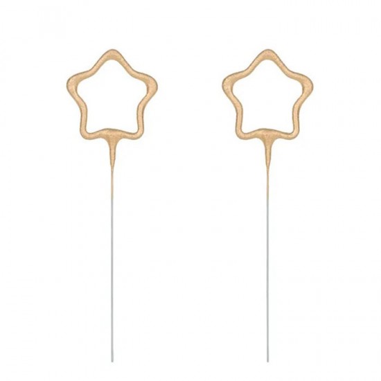 Sparkler Στικ Χρυσά Αστέρια (2 τεμ) Sparkler Στικ Χρυσά Αστέρια (2 τεμ)