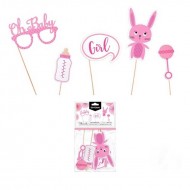 PhotoBooth Props Baby Girl (5 τεμ)