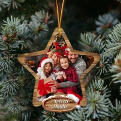 Χριστουγεννιάτικο Στολίδι – Αστέρι Με Φωτογραφία