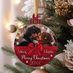 Χριστουγεννιάτικο Στολίδι Με Φωτογραφία – Merry Christmas