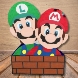 Πινιάτα Χειροποίητη Super Mario & Luigi