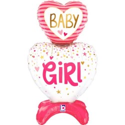 Μπαλόνι Foil 28″ Μπαλόνι Καρδιές Baby Girl – The Standups