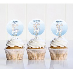 Topper Cupcake – Καρουζέλ Αγόρι (6 τεμ)