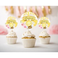 Topper Cupcake Μέλισσα (6 τεμ)