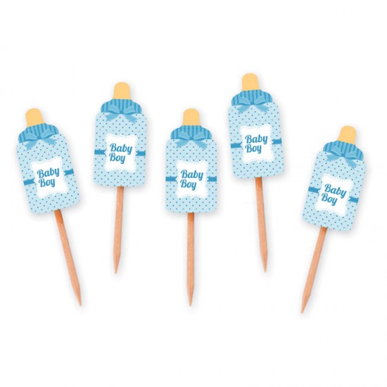 Topper Cupcake – Μπιμπερό Baby Boy (25 τεμ)