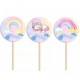 Topper Cupcake Ουράνιο Τόξο Μονόκερος (6 τεμ) Topper Cupcake Ουράνιο Τόξο Μονόκερος (6 τεμ)