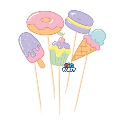Topper Cupcake – Παγωτά και Γλυκά (5 τεμ)