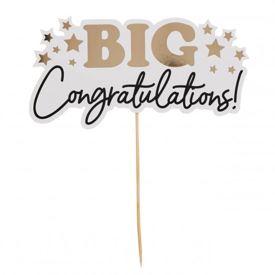 Topper Τούρτας Big Congratulations Topper Τούρτας Big Congratulations