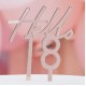 Topper Tούρτας “Hello 18” Rosegold Topper Tούρτας “Hello 18” Rosegold