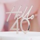 Topper τούρτας “Hello 40” Rosegold Topper τούρτας “Hello 40” Rosegold