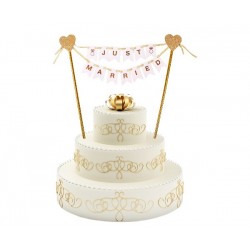 Topper τούρτας Just Married