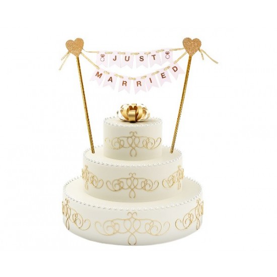 Topper τούρτας Just Married Topper τούρτας Just Married