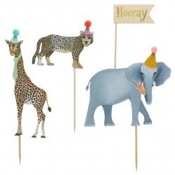 Topper Τούρτας Safari party (4 τεμ)