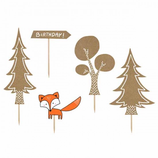Topper Τούρτας Woodland (5 Τεμ) Topper Τούρτας Woodland (5 Τεμ)