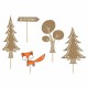 Topper Τούρτας Woodland (5 Τεμ) Topper Τούρτας Woodland (5 Τεμ)