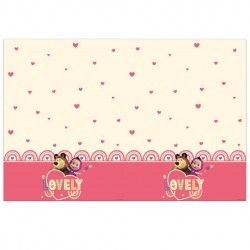 Τραπεζομάντηλο Μάσα και Αρκούδος (120 x 180 cm)