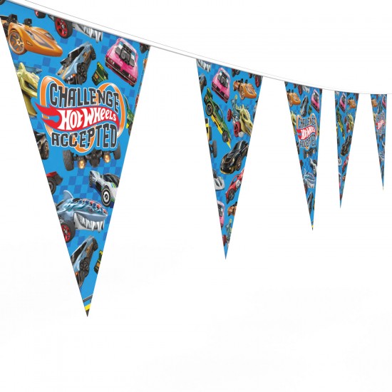 Τριγωνικά Σημαιάκια Hot Wheels 5m Τριγωνικά Σημαιάκια Hot Wheels 5m