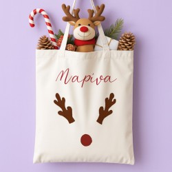 Τσάντα Χριστουγεννιάτικη – Ταρανδάκι