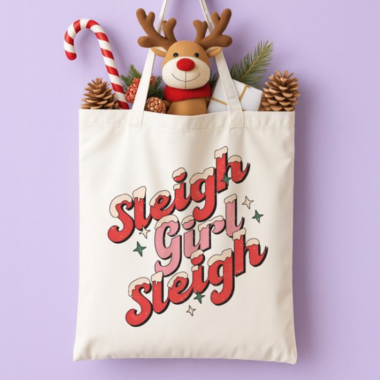Τσάντα Χριστουγεννιάτικη Χιουμοριστική – Sleigh Girl Sleigh