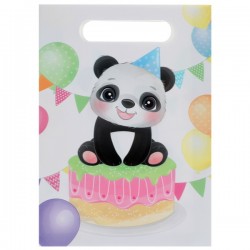 Σακουλάκια Δώρων Αρκουδάκι Panda (10 τεμ)