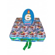  Χάρτινη τούρτα τετράγωνη NINJAGO