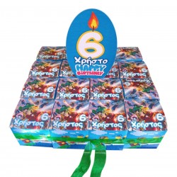  Χάρτινη τούρτα τετράγωνη NINJAGO