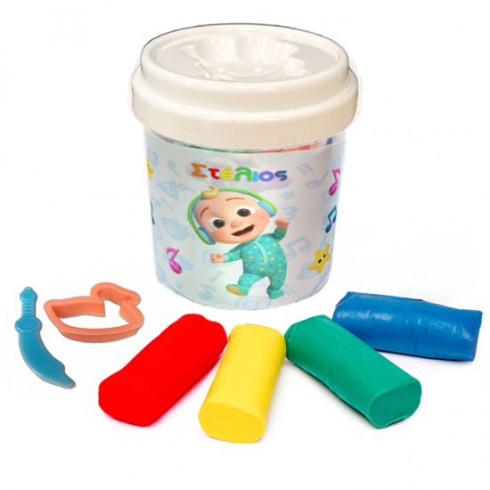 Βαζάκι με πλαστελίνες – Cocomelon Βαζάκι με πλαστελίνες – Cocomelon
