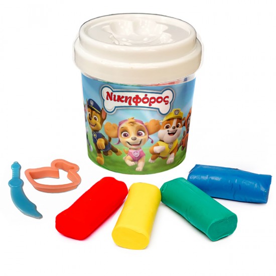 Βαζάκι με πλαστελίνες – Paw Patrol Βαζάκι με πλαστελίνες – Paw Patrol