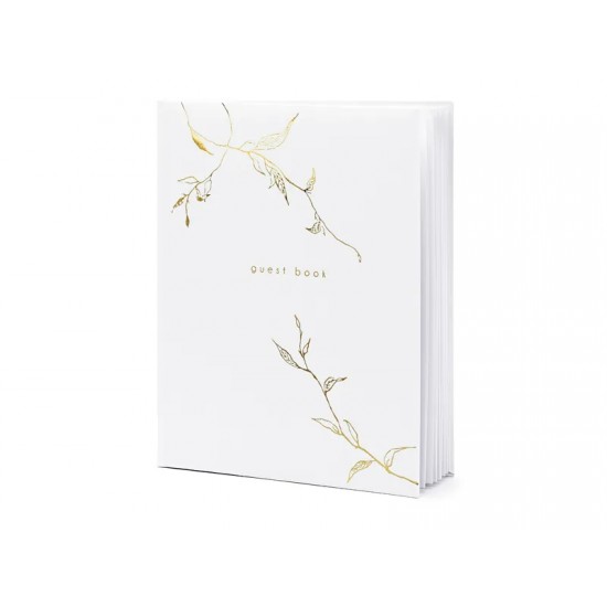 Βιβλίο Ευχών Guest Book χρυσά φύλλα Βιβλίο Ευχών Guest Book χρυσά φύλλα