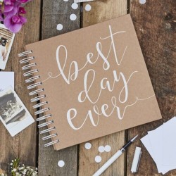 Βιβλίο Ευχών “Best Day Ever” με φακέλους