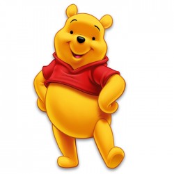 Ξύλινη Διακοσμητική Φιγούρα Winnie the Pooh