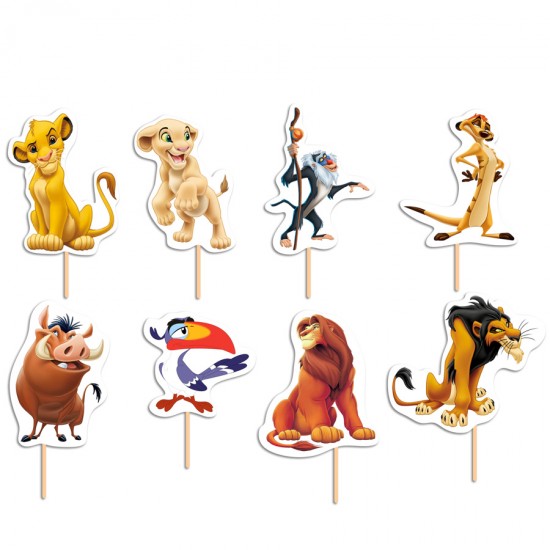 Οδοντογλυφίδες πάρτυ Lion King (8 τεμ) Οδοντογλυφίδες πάρτυ Lion King (8 τεμ)