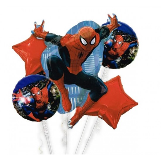 Σετ μπαλόνια Spiderman (5 τεμ) Σετ μπαλόνια Spiderman (5 τεμ)