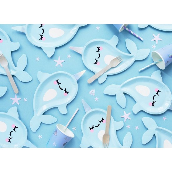 Πιάτα Μεγάλα Θαλάσσιος Μονόκερος Narwhal (6 τεμ) Πιάτα Μεγάλα Θαλάσσιος Μονόκερος Narwhal (6 τεμ)