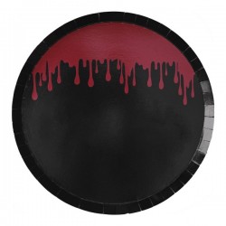 Πιάτα Μεγάλα Blood Drip (8 τεμ)