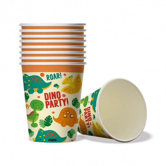Ποτήρια Dino Party (8 τεμ) Ποτήρια Dino Party (8 τεμ)