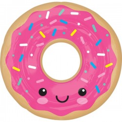 Μπαλόνι Foil 27" Ροζ Χαμογελαστό Donut
