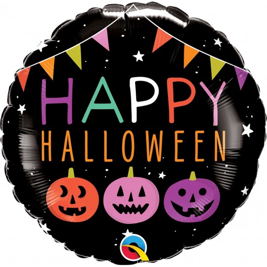 Μπαλόνι Foil 18" Halloween Pumpkins & Banners Μπαλόνι Foil 18" Halloween Pumpkins & Banners