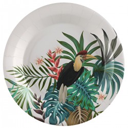 Πιάτα Μεγάλα Tropical Tucan (10 τεμ)
