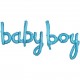Μπαλόνι Foil Φράση 'baby boy' Μπλε Μπαλόνι Foil Φράση 'baby boy' Μπλε