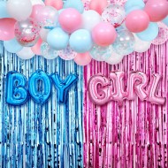 Μπαλόνι Foil Φράση 'GIRL' Ροζ 