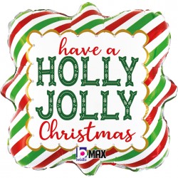 Μπαλόνι Foil 18" Holly Jolly Christmas